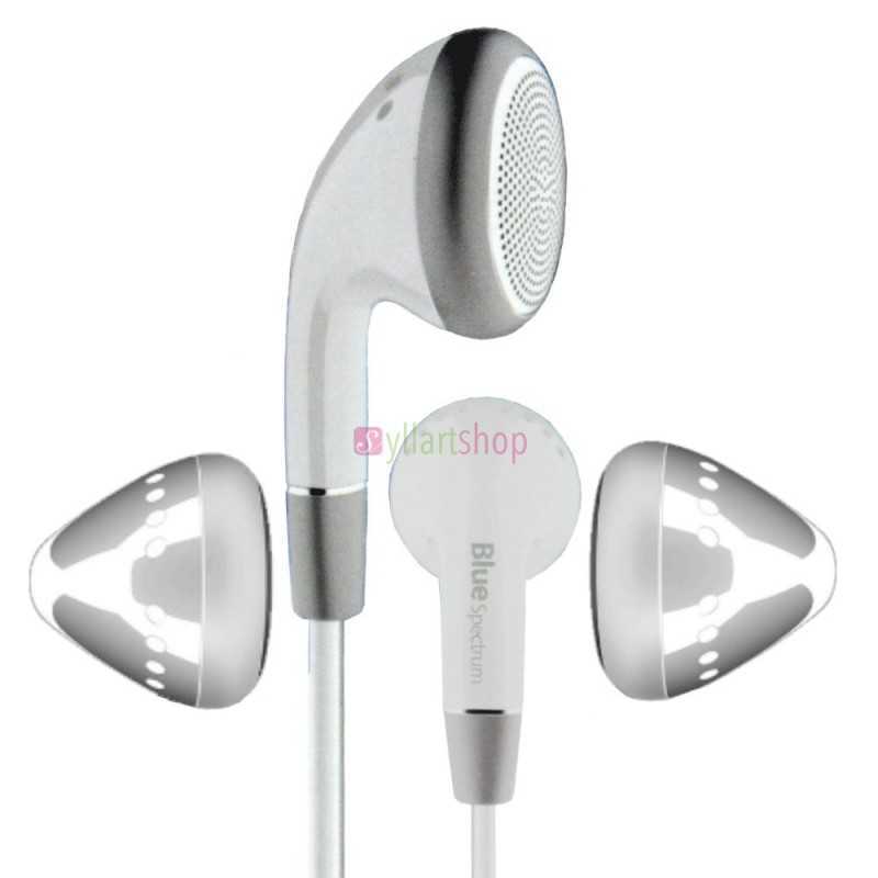 Écouteur Stéréo Blue Spectrum BL-01 Blanc Écouteur Stéréo Blue Spectrum BL-01 Blanc