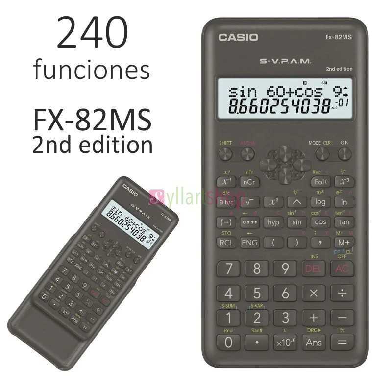 Calculatrice scientifique Casio fx-82MS 2e édition