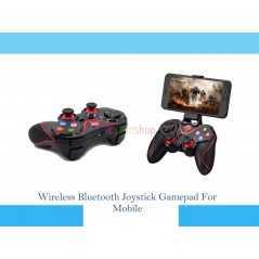 Manette de jeu sans fil Porro Fino V8 avec contrôleur de jeu à double vibrateur pour PC/7/8/10/Switch/TV Box