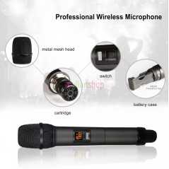 Microphone de haute qualité universel sans fil SHENGFU W-15