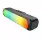 Haut Parleur Portable Sans Fil Bluetooth 5.0 / Lumière RVB / Rechargeable / Super Bass / Radio FM / Fente TF / AUX