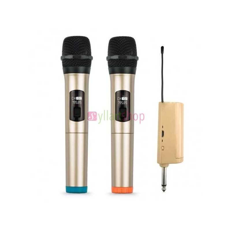 Microphones sans fil karaoké SHURE SM-820A 2 pieces Microphones sans fil karaoké SHURE SM-820A 2 pieces
