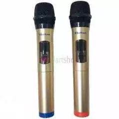 Microphones sans fil karaoké SHURE SM-820A 2 pieces