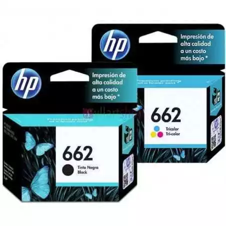 Cartouches d'encre HP 662 couleur ou noir