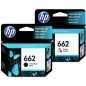 Cartouches d'encre HP 662 couleur ou noir Cartouches d'encre HP 662 couleur ou noir