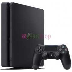 Sony PlayStation 4 Slim 500 Go, Manette Sans Fil DUALSHOCK 4 V2, Châssis F, Noir (Jet Black)
