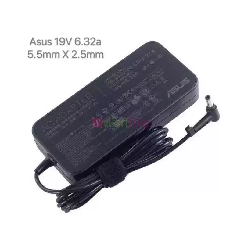 Chargeur ordinateur portable ASUS 19V 6.32A 120W AC pour Asus N750 N500 G50  N53S N55