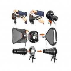 GODOX SFUV8080 - Softbox 80x80 cm | Support S-Type Bowens & Sac