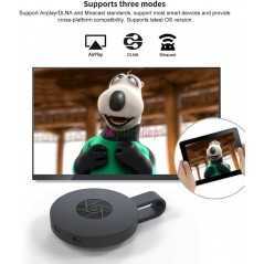 Récepteur HDMI TV sans fil compatible Airplay DLNA Miracast, compatible avec les smartphones iOSAndroid