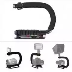 Stabilisateur vidéo Portable en forme de U et C, pour appareil photo DSLR, Nikon, Sony, léger, pour Gopro