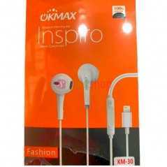 Ecouteur okmax inspiro KM-20 / KM30 iphone 7 bluetooth