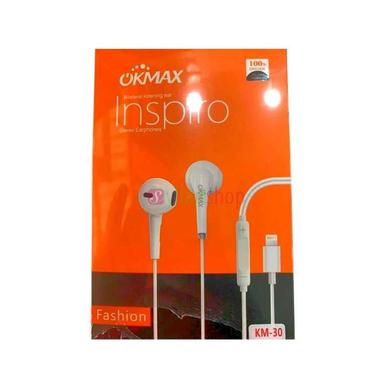 Ecouteur okmax inspiro KM-20 / KM30 iphone 7 bluetooth Ecouteur okmax inspiro KM-20 / KM30 iphone 7 bluetooth