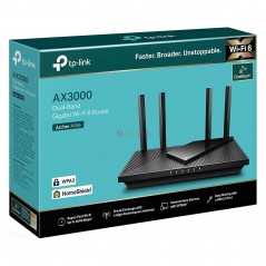 Point d'accès TP-LINK Archer AX55 sans fil Wi-Fi 6 AX3000 (AX2402 + AX574) 1 port WAN Gigabit + 4 ports LAN Gigabit