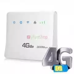 Modem routeur Mobile sans fil 300Mbps, wi-fi 3G/4G, GSM, Lte, Cpe, avec Port Lan, prise en charge de la fente pour carte Sim