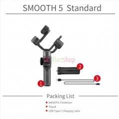 ZHIYUN SMOOTH 5 | Stabilisateur Smartphone 3 Axes Professionnel | Qualité Cinéma