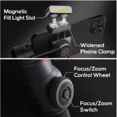 ZHIYUN SMOOTH 5 | Stabilisateur Smartphone 3 Axes Professionnel | Qualité Cinéma