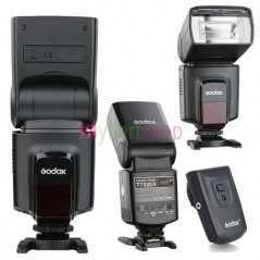 Flash Godox TT520 II avec Signal sans fil intégré 433MHz + déclencheur de Flash, pour appareils photo DSLR Canon, Nikon