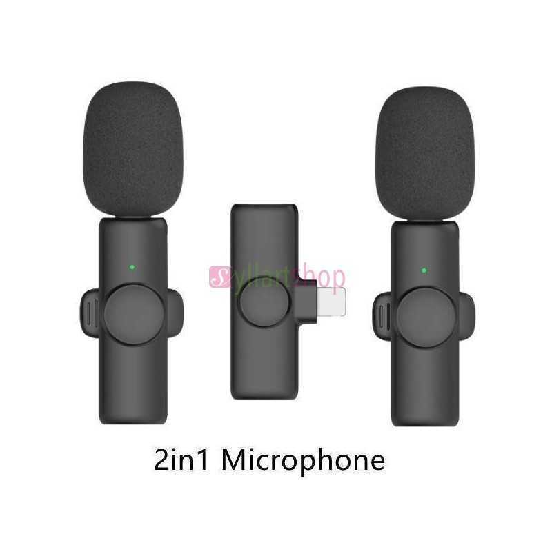 Microphone Lavalier sans fil double K11 pour Iphone Microphone Lavalier sans fil double K11 pour Iphone
