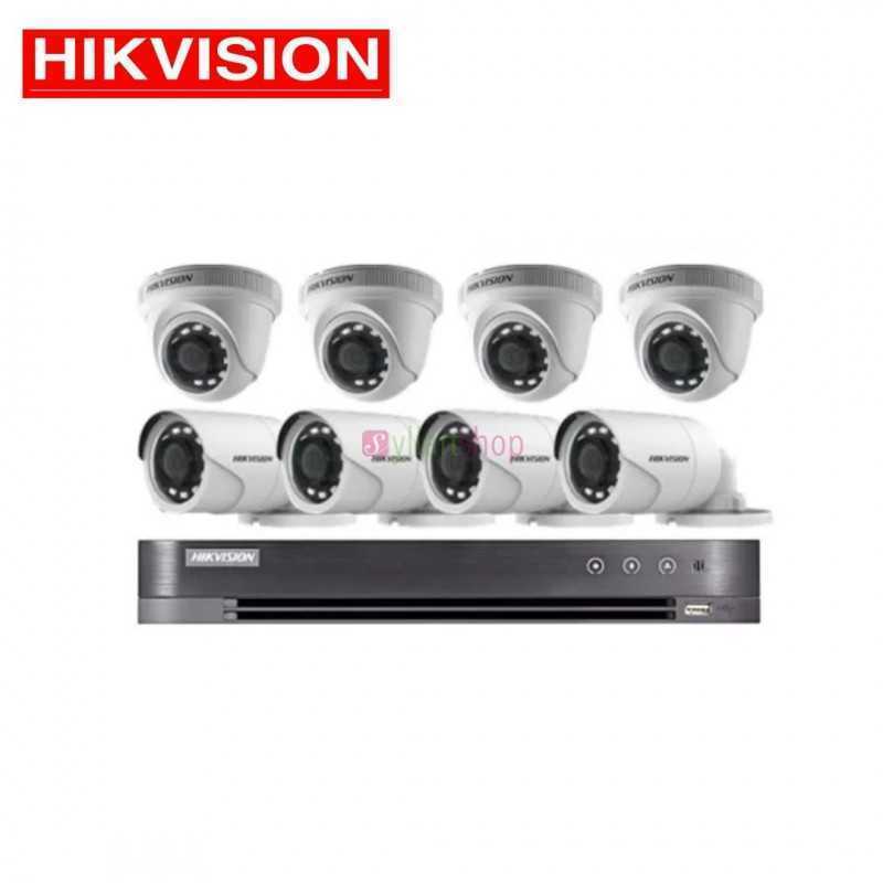 Kit vidéosurveillance HIKVISION TVI-8CH4D4B-2MP-ECO K 8CH 2MP Lite Turbo HD sans disQue Kit vidéosurveillance HIKVISION TVI-8CH4D4B-2MP-ECO K 8CH 2MP Lite Turbo HD sans disQue