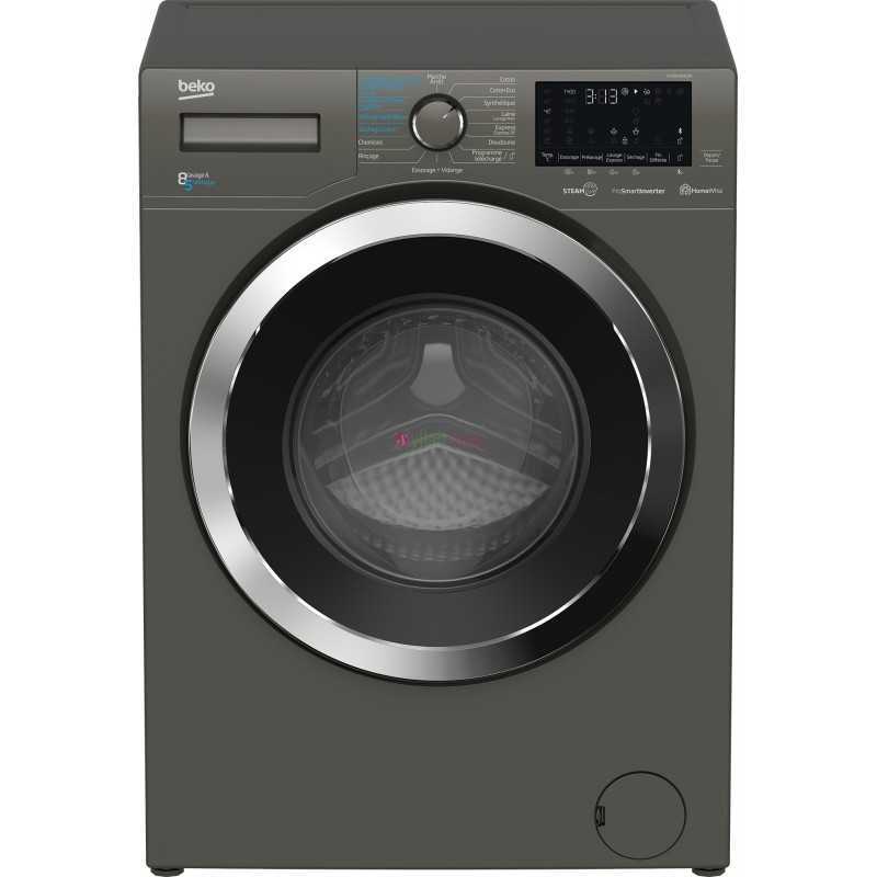 Lave-linge Sèche-linge Beko HTV8736XC0M | Pose Libre | 8kg Lavage / 5kg Séchage | 1400 tr/min