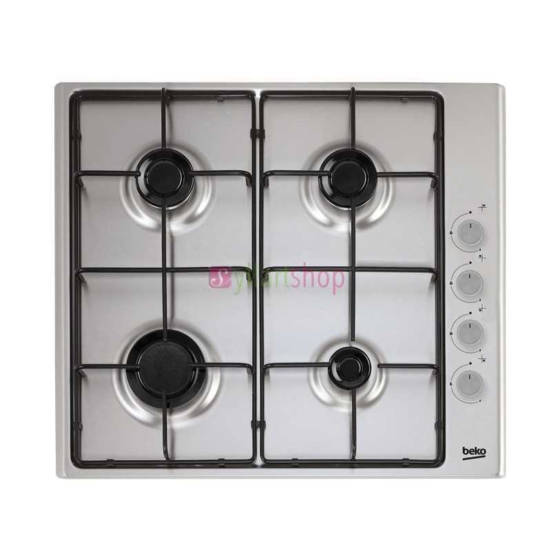 Table de cuisson encastrable Beko HIZG 64120 X (Gaz, 60 cm)
