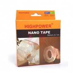 Ruban Adhésif Réutilisable Nano Tape 5m, Double Face