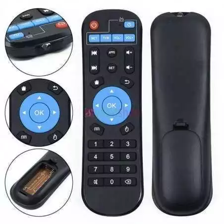 Télécommande pour TV Box X88 Pro H96Max Hk1 Tx3 T9