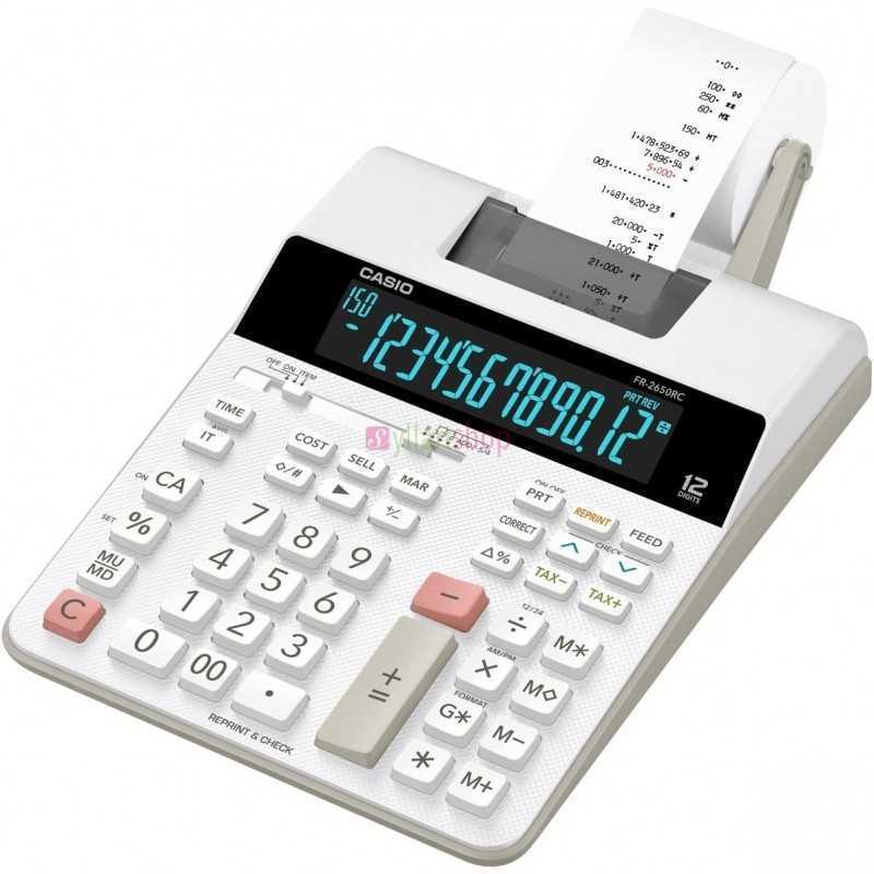 Calculatrice Casio FR-2650RC | Imprimante Ruban | Bureau Pro
