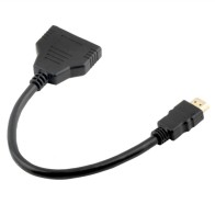 Adaptateur de câble HDMI répartiteur 1.4B mâle vers femelle 1 entrée 2 sorties