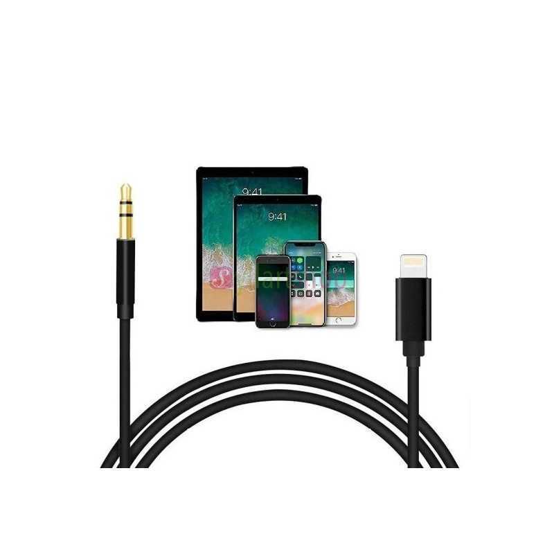 Câble adaptateur audio Lightning vers Jack 3.5 mm Câble adaptateur audio Lightning vers Jack 3.5 mm