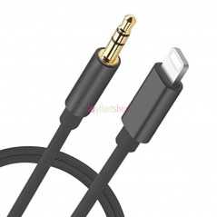 Câble Adaptateur Audio Lightning vers 3.5 AUX 1m
