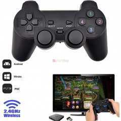 Pack 2 Manette de jeu USB sans fil 2.4GHz Twins compatible WIN/IOS/SYSTEM TV Box