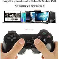 Pack 2 Manette de jeu USB sans fil 2.4GHz Twins compatible WIN/IOS/SYSTEM TV Box