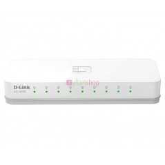 Switch D-Link DES-1008C | 8 Ports Fast Ethernet 10/100 Mbps | Compact Plug & Play