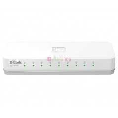 Switch de bureau 8 ports 10/100 D-LINK DES-1008C (Blanc)