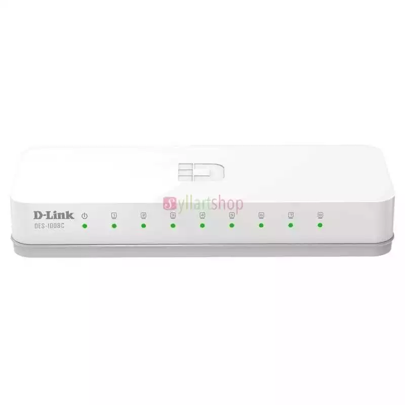 Switch de bureau 8 ports 10/100 D-LINK DES-1008C (Blanc)