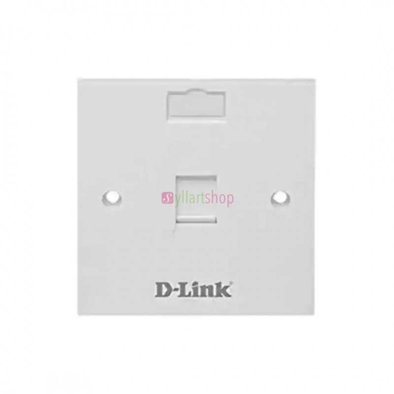 Prise murale réseau RJ45 D-Link NFP-0WHI11 Cat 6 UTP 1 port réseau Prise murale réseau RJ45 D-Link NFP-0WHI11 Cat 6 UTP 1 port réseau