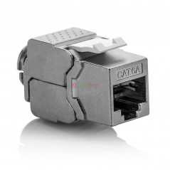 Prise de module trapézoïdale blindée réseau RJ45 180 degrés FTP Cat6a