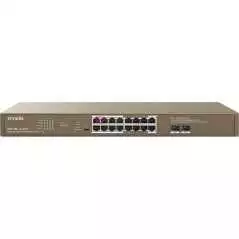 Switch Ethernet Tenda TEG1118P-16-250W 16GE+2SFP avec PoE 16 port