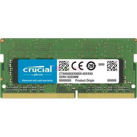 Barette memoire Crucial 32GB DDR4-3200 SODIMM pour ordinateur portable