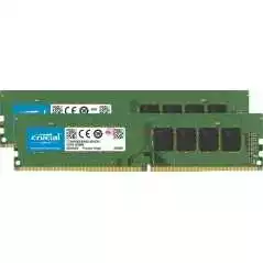 Barette memoire Crucial 32 Go (2 x 16 Go) DDR4-3200 UDIMM pour ordinateur bureau