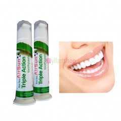 Dentifrice Gel Triple Action AirSun | Aloe Vera | Flacon-Pompe Pratique