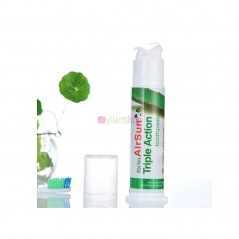 Dentifrice Airsun à pompe à gel vert à triple action Aloe Vera