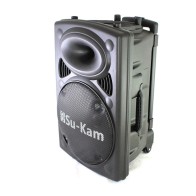Haut-parleur portable SuKam BT150D 1500W | Bluetooth, USB, FM | Double Micro Sans Fil