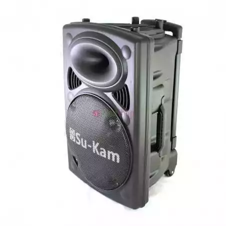 Haut parleur portable SuKam BT150D 1500w – usb – bluetooth
