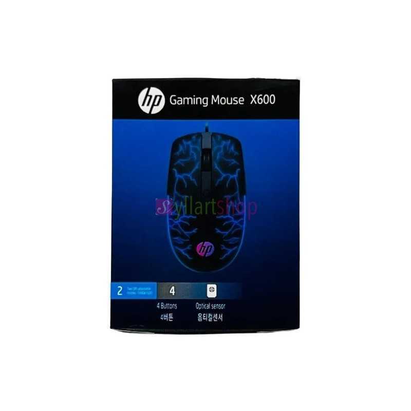 Souris filaire gaming HP X600 Noir Souris filaire gaming HP X600 Noir
