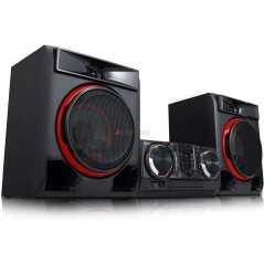 Mini chaine LG Electronics CL65 AUX, Bluetooth, CD, FM, avec Fonction karaoké Noir