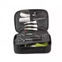 Sac d'outils de coiffeur Portable étui de rangement pour ciseaux, peigne à pince et tondeuse