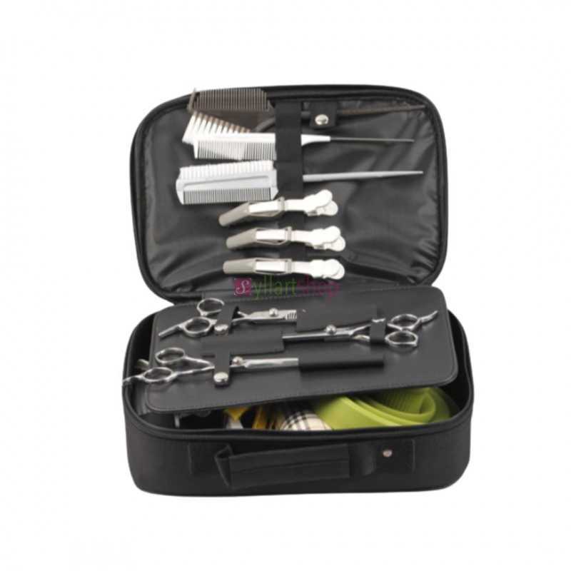 Sac d'outils de coiffeur Portable étui de rangement pour ciseaux, peigne à pince et tondeuse Sac d'outils de coiffeur Portable étui de rangement pour ciseaux, peigne à pince et tondeuse