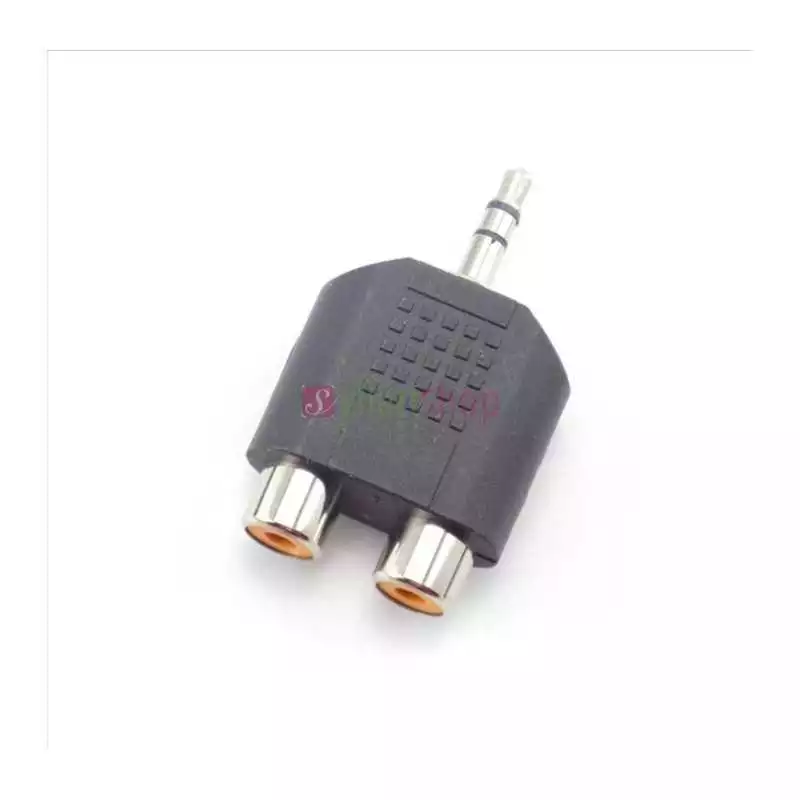 Cable Audio Son Stereo Prise Mini Jack 3,5mm Male vers Double Prise Femelle  Noir
